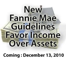 New Fannie Mae Guidelines December 13, 2010
