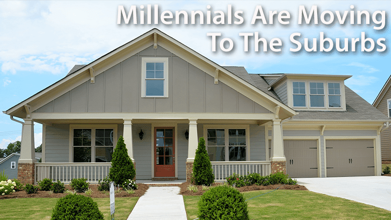 Millennials moving to suburbs