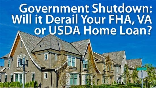 government shutdown and mortgages