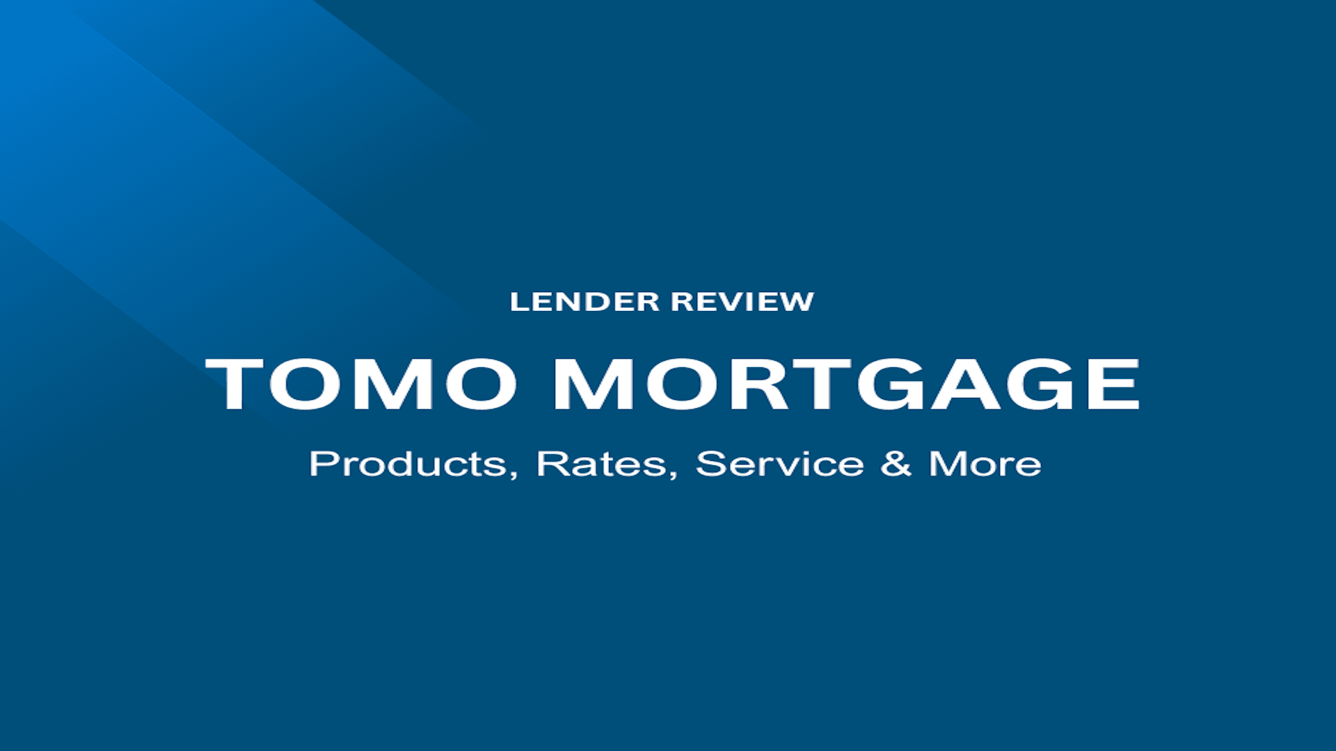 tomo mortgage